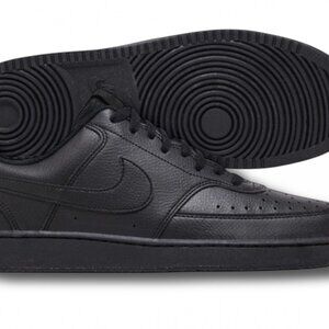 Nike Court Vision Low NN Triple Black Mens Lifestyle Shoe Size 12 DH2987 002 NEW